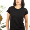 Paychi Guh | Baby Tee, Black, 100% Worsted Mongolian Cashmere