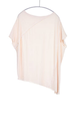 Popover Tee, Nude, 55% Linen 45% Cotton | Paychi Guh