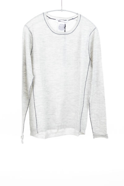 L/S Baby Tee | Worsted Cashmere | Dove Grey – Paychi Guh