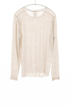 L/S Baby Tee | Worsted Cashmere | Barley – 1 L left – Paychi Guh