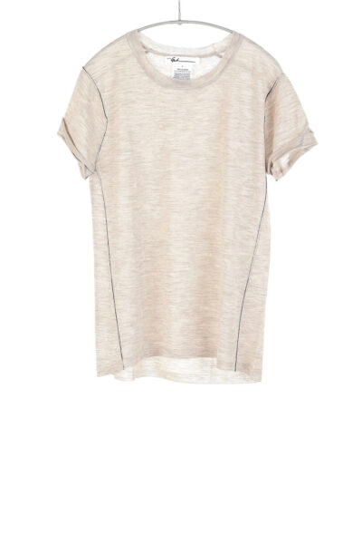 Paychi Guh | Baby Tee, Barley, 100% Worsted Mongolian Cashmere
