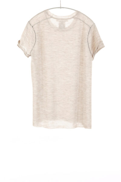 Paychi Guh | Baby Tee, Barley, 100% Worsted Mongolian Cashmere
