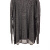 Paychi Guh | Two Tone Pullover, Charcoal/Dove Grey, 100% Worsted Mongolian Cashmere