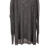 Paychi Guh | Two Tone Pullover, Charcoal/Dove Grey, 100% Worsted Mongolian Cashmere