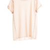 Paychi Guh | Baby Tee, Nude, 100% Worsted Mongolian Cashmere