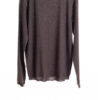 Paychi Guh | L/S Baby Tee, Espresso, 100% Worsted Cashmere