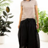 Paychi Guh | Baby Tee, Walnut, 100% Worsted Mongolian Cashmere