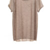 Paychi Guh | Baby Tee, Walnut, 100% Worsted Mongolian Cashmere