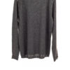 Paychi Guh | L/S Baby Tee, Charcoal, 100% Worsted Cashmere