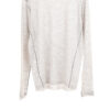 Paychi Guh | L/S Baby Tee, Pale H Grey, 100% Worsted Cashmere