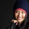 Paychi Guh | Slouchy Beanie, Navy, 100% Cashmere