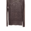 Paychi Guh | Printed Bateau, Chocolate, 100% Worsted Cashmere