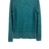 Paychi Guh | Printed Bateau, Teal, 100% Worsted Cashmere