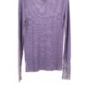 Paychi Guh | Printed Turtleneck, Purple, 100% Worsted Cashmere