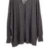 Paychi Guh | Collared Cardigan, Charcoal, 100% Worsted Mongolian Cashmere