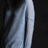 Paychi Guh | Dreamy Reversible Pullover, Atlantic Tonal, 100% Dreamy Cashmere