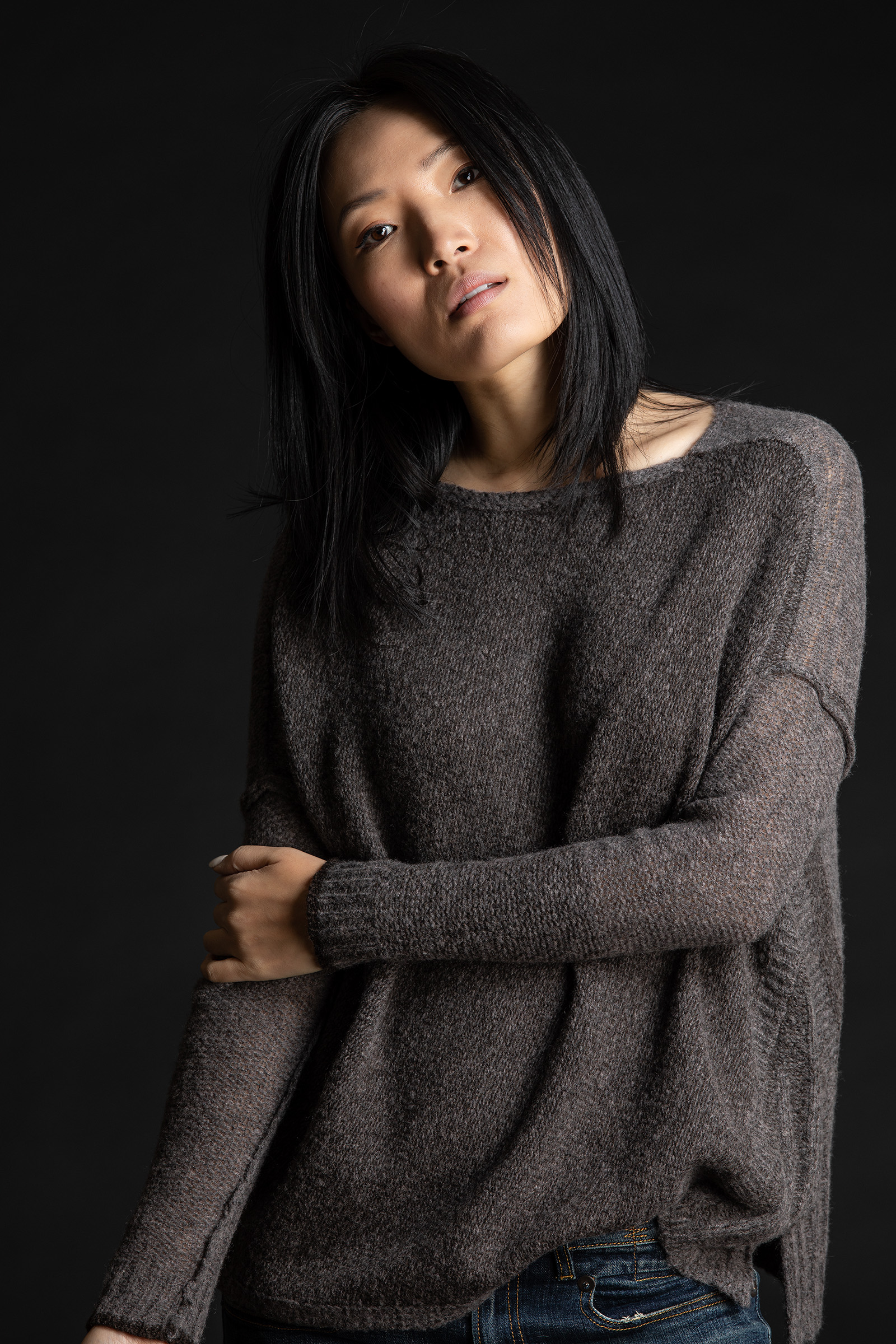 Paychi Guh | Dreamy Reversible Pullover, Musk/Chocolate, 100% Dreamy Cashmere