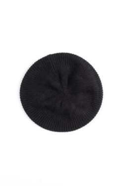 Paychi Guh | Beret, Black, 100% Cashmere