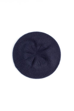 Paychi Guh | Beret, Navy, 100% Cashmere