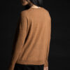 Paychi Guh | Relaxed Luxe Crew, Camel, 100% Baby Cashmere