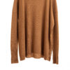 Paychi Guh | Relaxed Luxe Crew, Camel, 100% Baby Cashmere