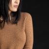 Paychi Guh | Cozy Luxe Crew, Camel, 100% Baby Cashmere