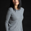 Paychi Guh | Cozy Luxe Crew, Husky Grey, 100% Baby Cashmere