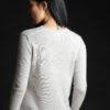 Paychi Guh | Cozy Luxe Crew, Snow Grey, 100% Baby Cashmere
