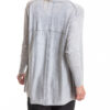 Paychi Guh | Open Cardigan, Pale H Grey, 100% Worsted Cashmere