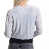 Paychi Guh | Drape Front Cardigan, Blizzard, 100% Worsted Cashmere
