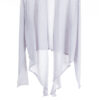 Paychi Guh | Drape Front Cardigan, Blizzard, 100% Worsted Cashmere