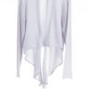 Paychi Guh | Drape Front Cardigan, Blizzard, 100% Worsted Cashmere