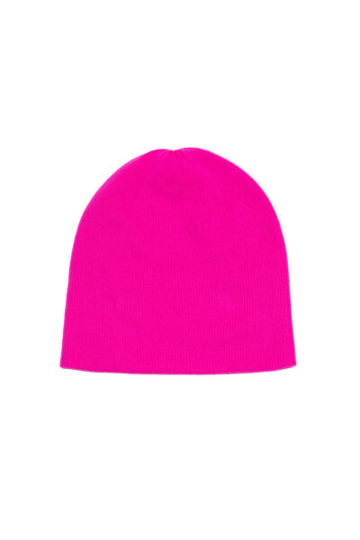 Paychi Guh | Slouchy Beanie, Neon Pink, 100% Cashmere