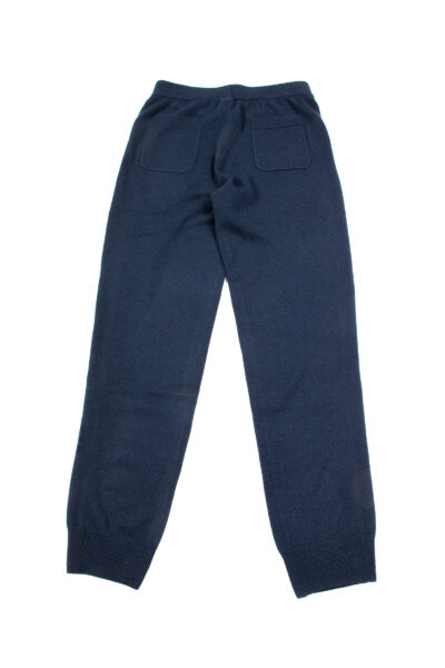 Paychi Guh | Luxe Tapered Leg Pants, Navy, 100% Baby Cashmere