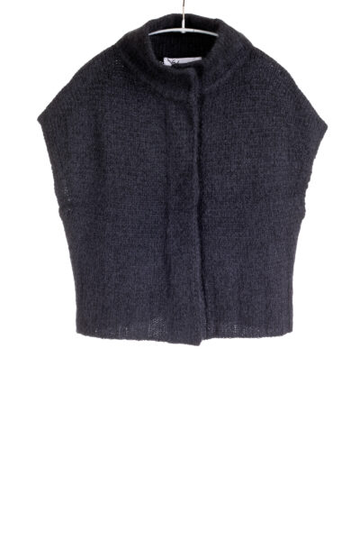 Paychi Guh | Double Dreamy Vest, Black, Dreamy Cashmere Blend
