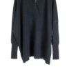 Paychi Guh | Wrap V-Neck Pullover, Black, 100% Baby Cashmere
