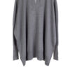 Paychi Guh | Wrap V-Neck Pullover, Taupe, 100% Baby Cashmere