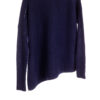 Paychi Guh | Asymmetrical Crew, Navy, 100% premium Mongolian cashmere