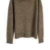 Paychi Guh | Mock Pullover, Moss Speckle, 100% premium Mongolian cashmere
