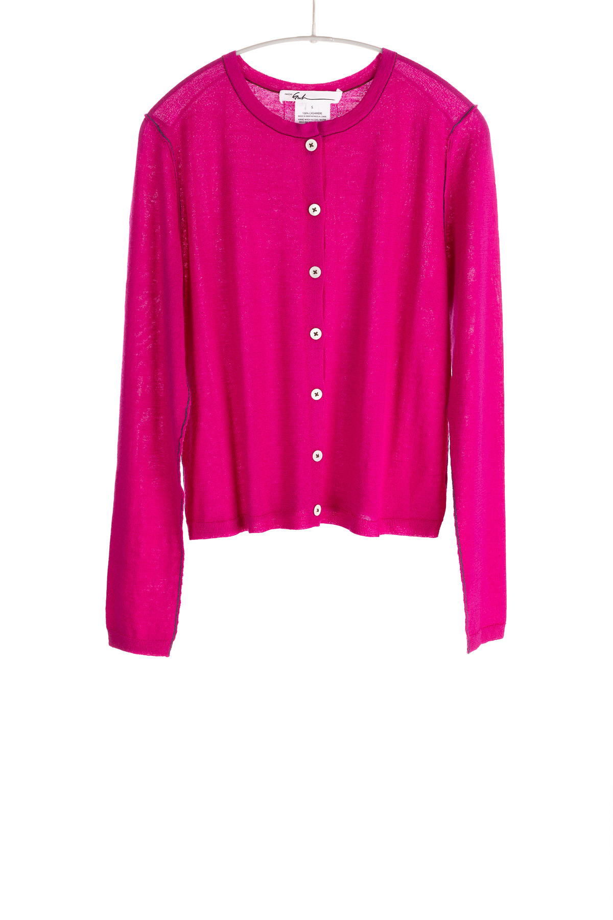 S440_CrewneckCardigan_Magenta_H1Front