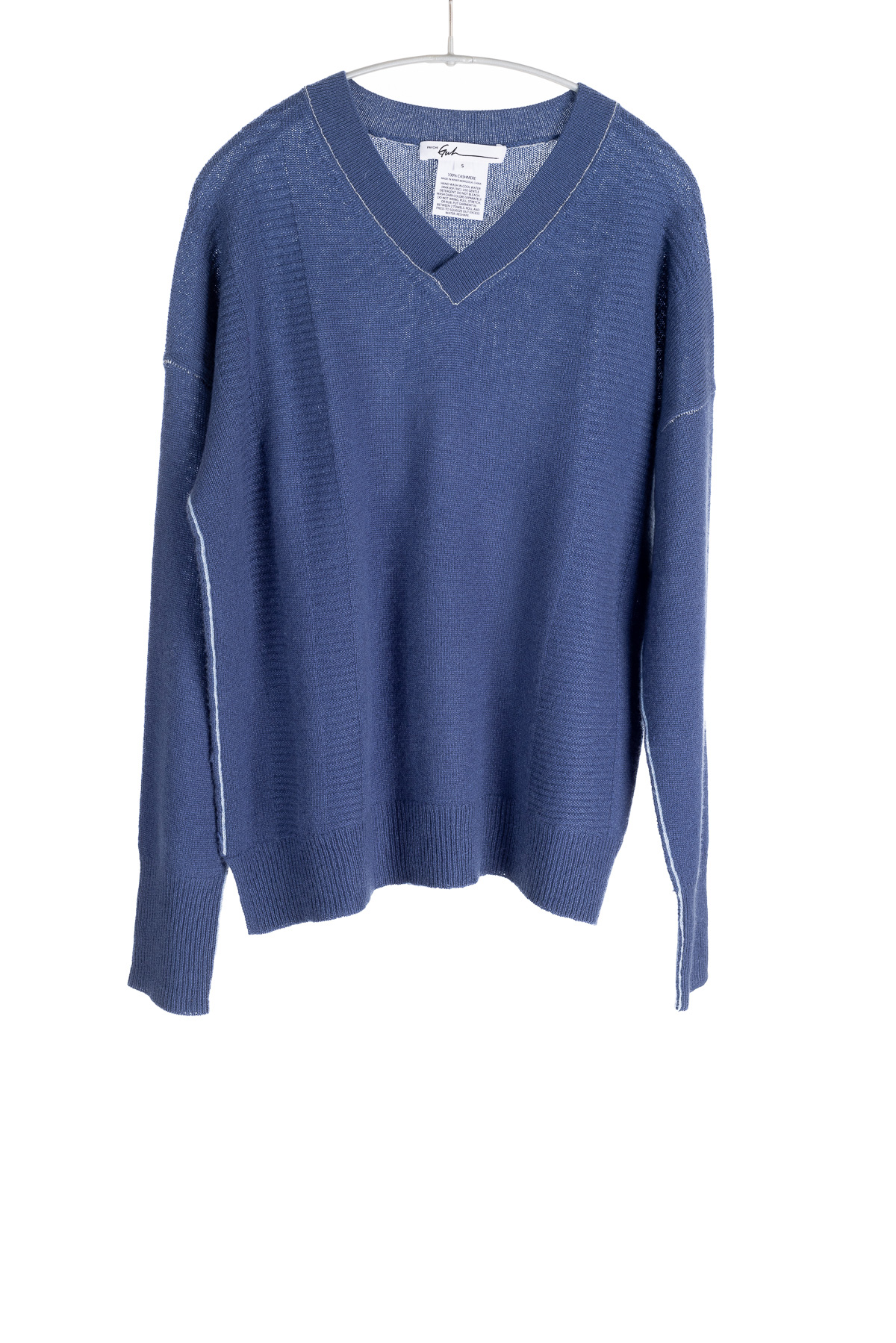 S442B_VNeckPullover_Denim_H1Front