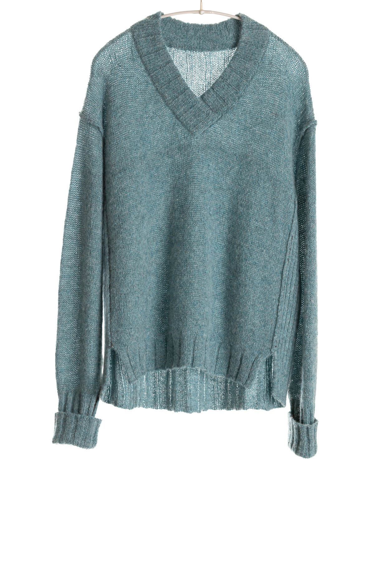 F349_DreamyVNeckPullover_OceanTeal_H1Front