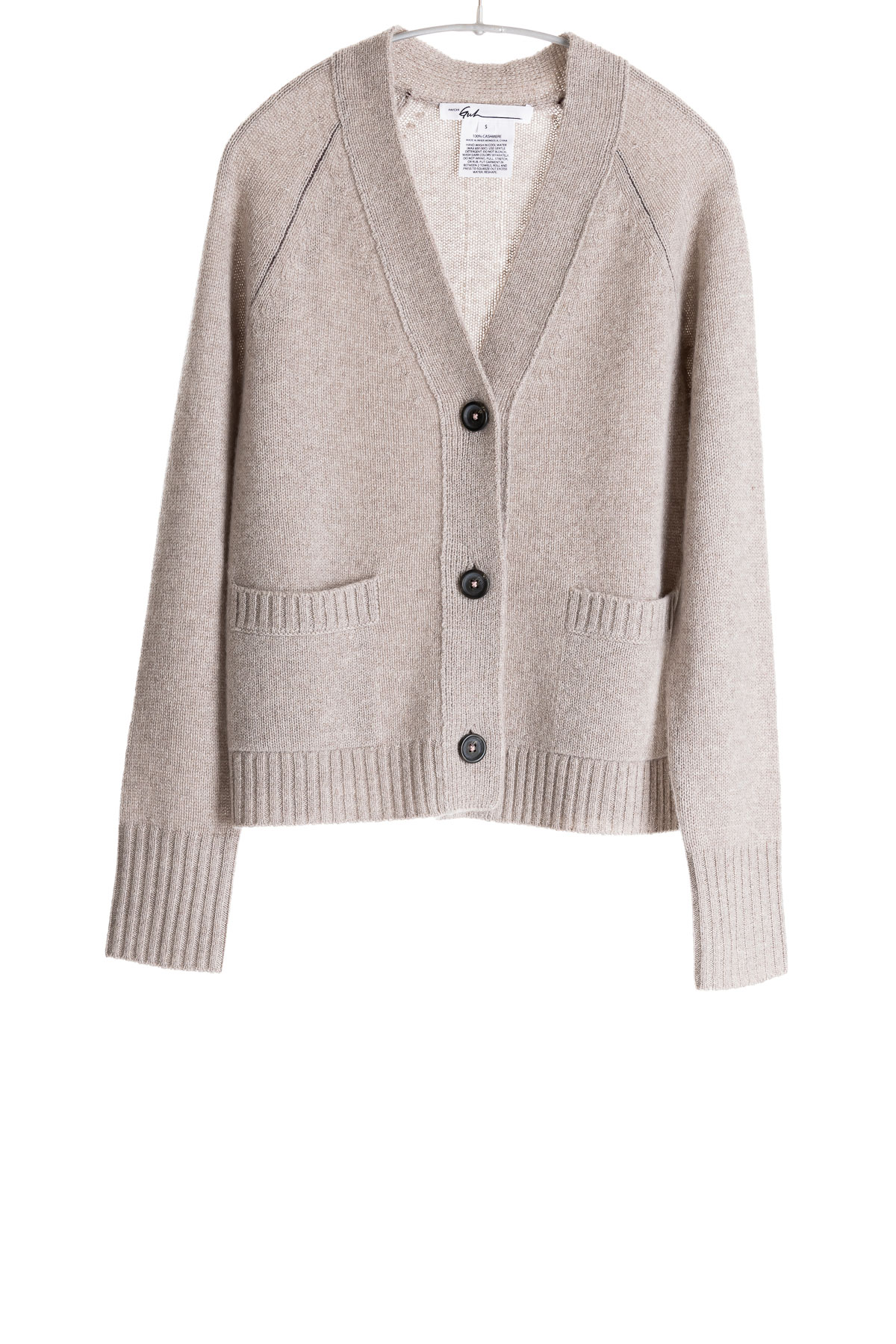 F488_VNeckCardigan_Barley_H1Front