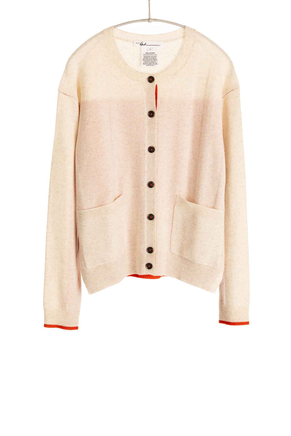 F491_ContrastCrewCardigan_NaturalRococcoRed_H1Front