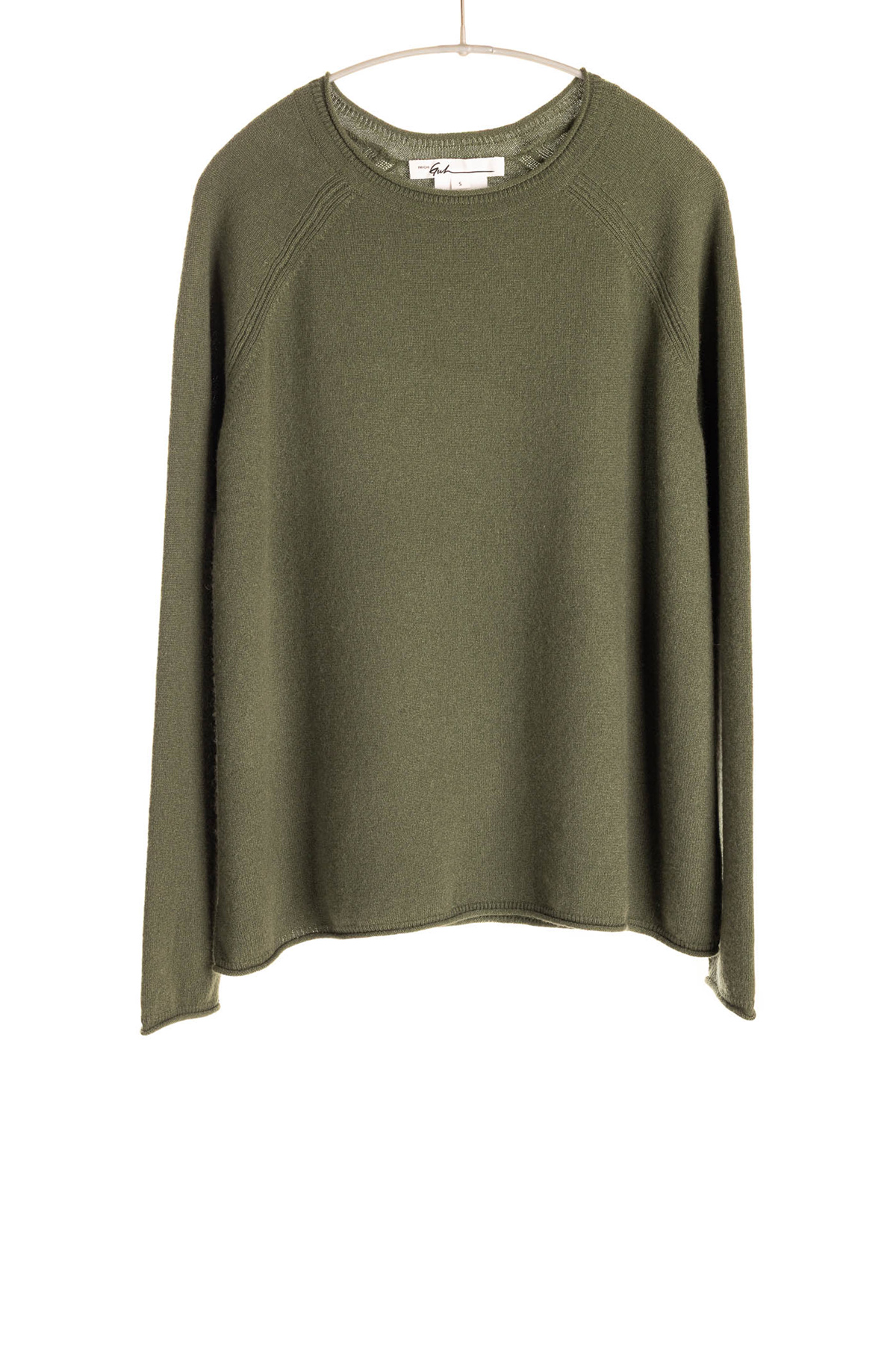 F492_EverydayLuxeCrew_ArmyGreen_H1Front