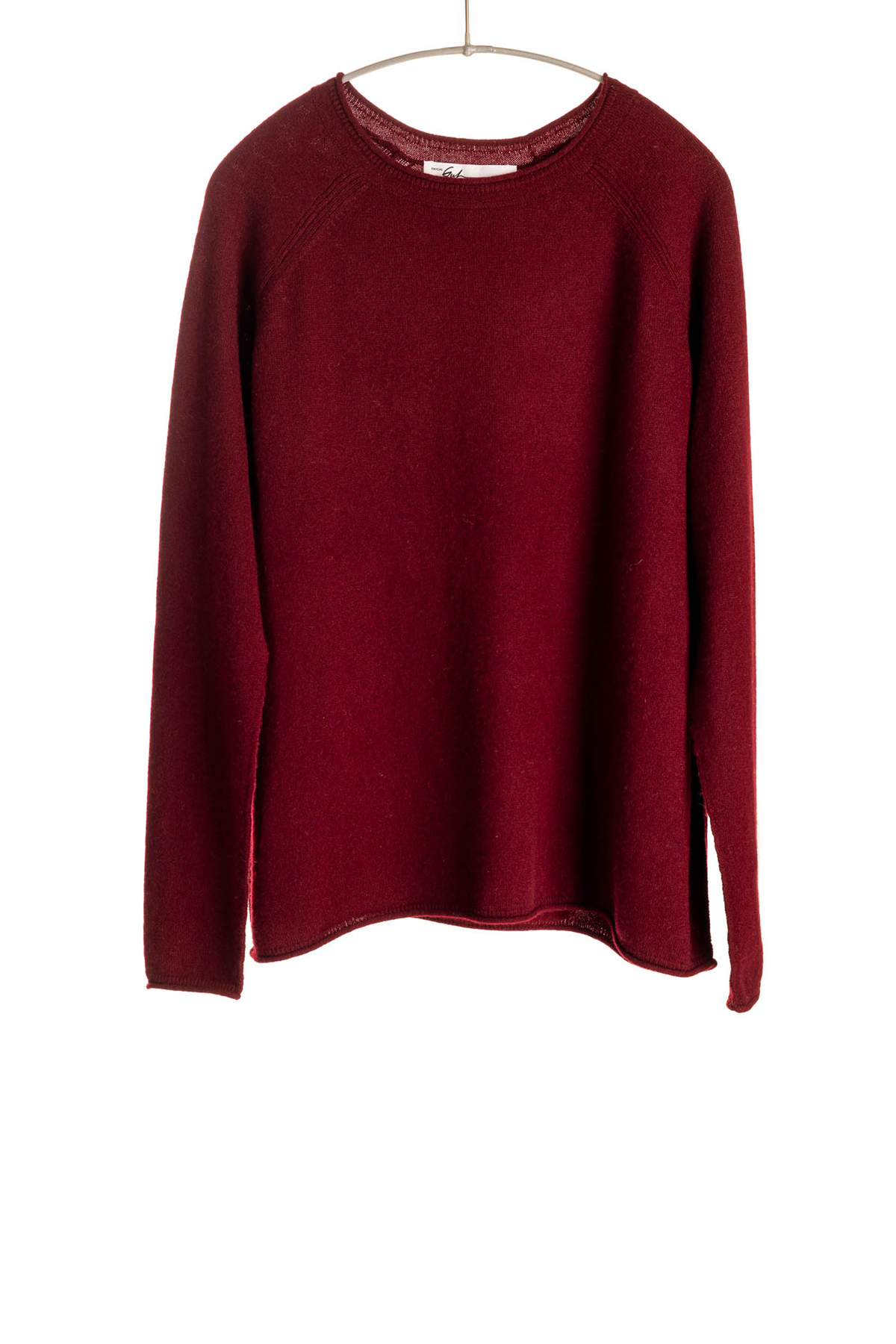 F492_EverydayLuxeCrew_Maroon_H1Front