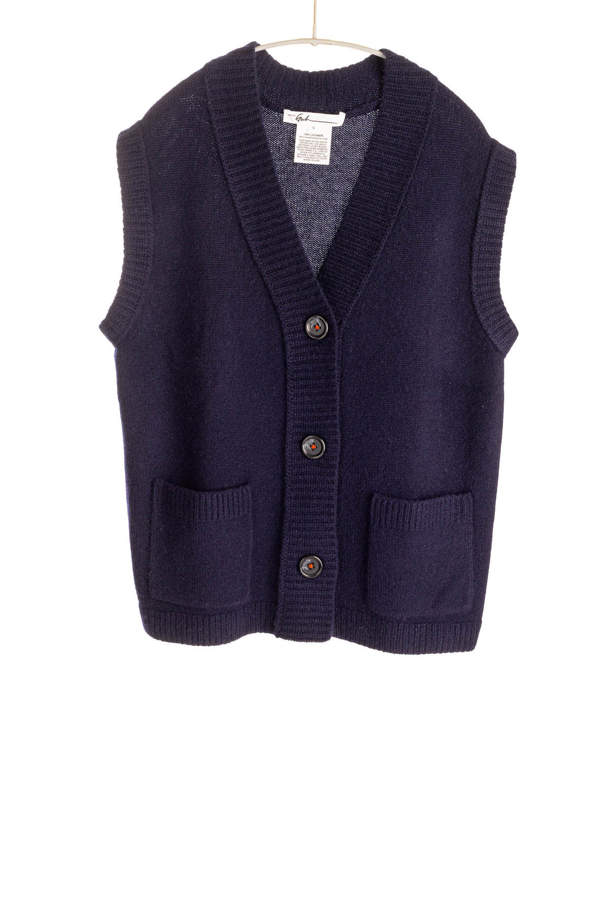 F506A_ThreeButtonVest_Navy_H1Front