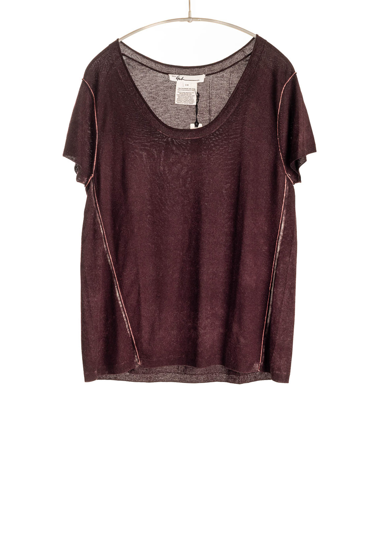 S259CS_PrintedScoopTee_DarkBurgundy_H1Front